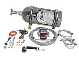 ZEX Nitrous Polished 10 LB Wet Nitrous System 75-125 HP